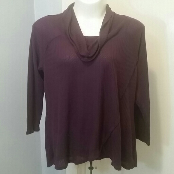 Faded Glory Sweaters - 2/$10 - Faded Glory Purple Cowl Neck Sweater / 2X